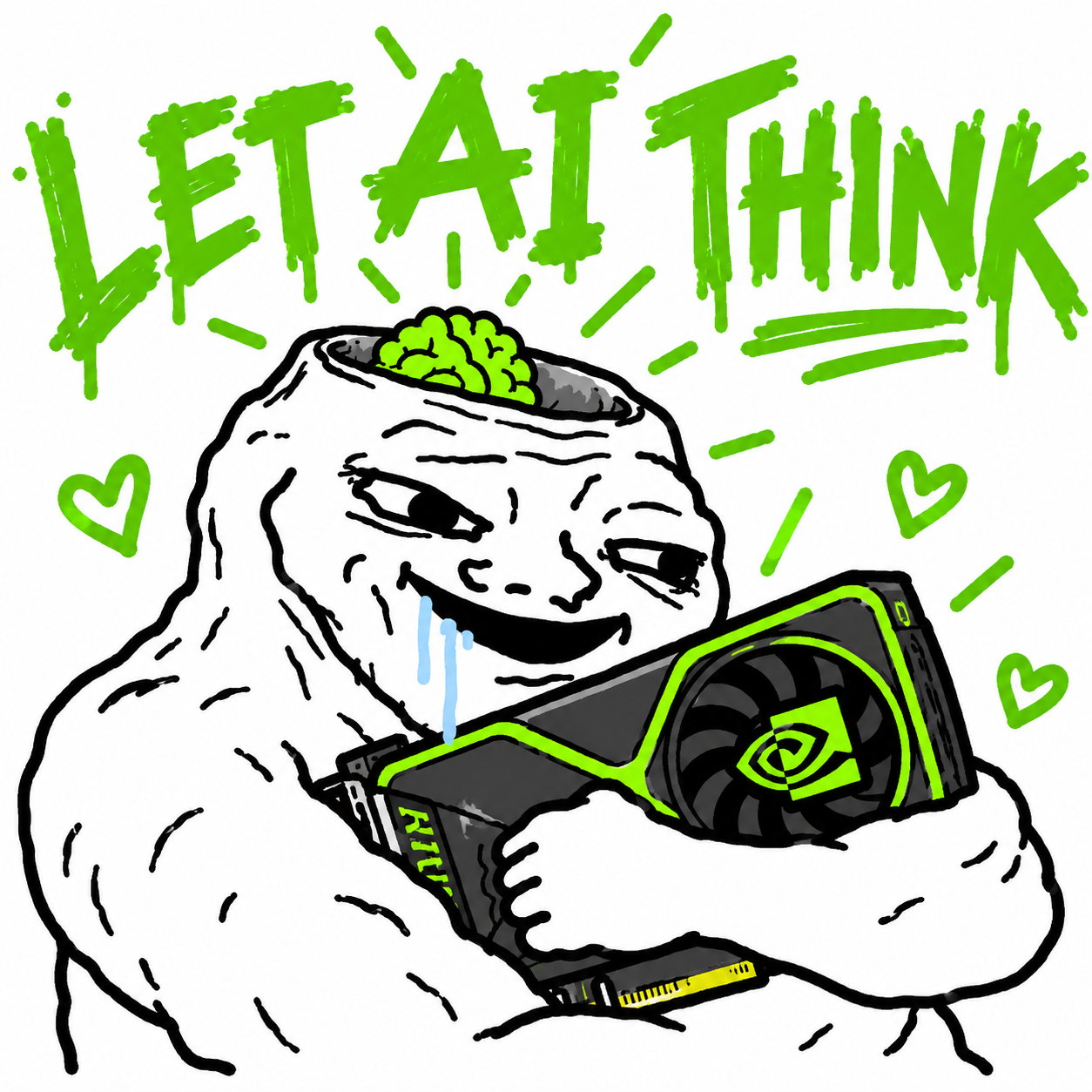 LOWIQ let AI think sticker